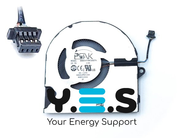 Вентилятор/кулер Dell Inspiron 15 5510/5515/5518, 14 5410/5415/5418, 7400/7415 Original (0KRK6P)