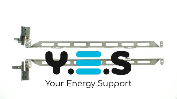 Петлі (ліва+права) для ноутбука HP NX9420, NW9440, б/в, уцінка (AMZKF000300+200)