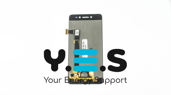 Дисплей Lenovo S90 білий у зборі з тачскріном, без рамки