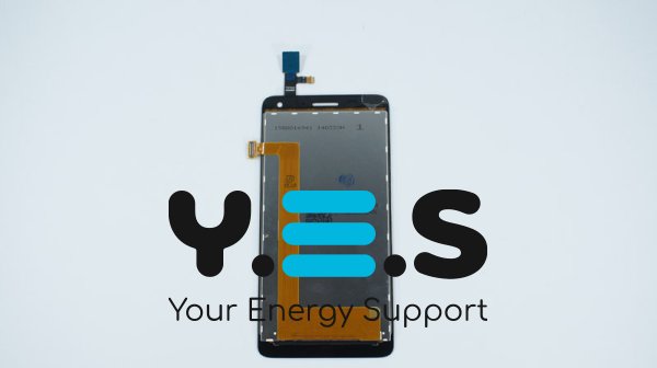 Дисплей Lenovo S660 чорний у зборі з тачскріном (без рамки)