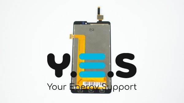 Дисплей Lenovo P780 Deep Black з тачскріном у зборі, без рамки