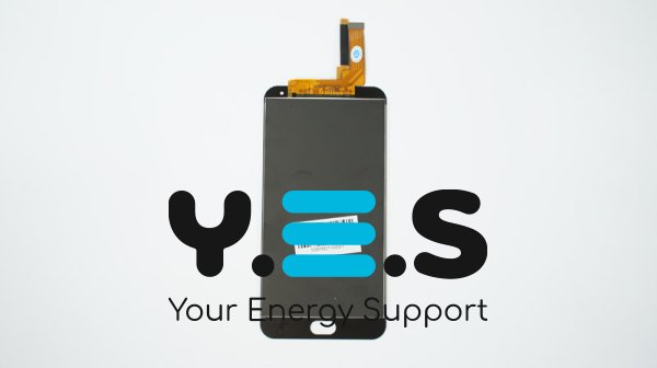 Дисплей Meizu M2 Note чорний у зборі з тачскріном, без рамки