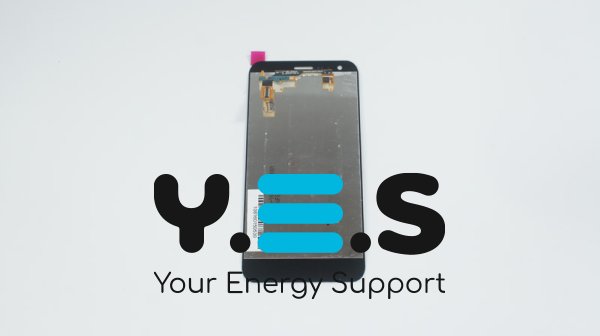 Дисплей LG X Cam сірий у зборі з тачскріном, без рамки