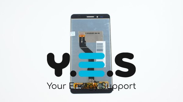 Дисплей Huawei GR5 чорний у зборі з тачскріном, без рамки