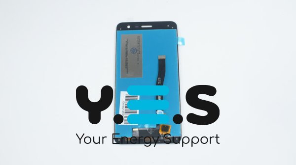 Дисплей з тачскріном для Asus ZE552KL ZenFone 3, білий (без рамки)