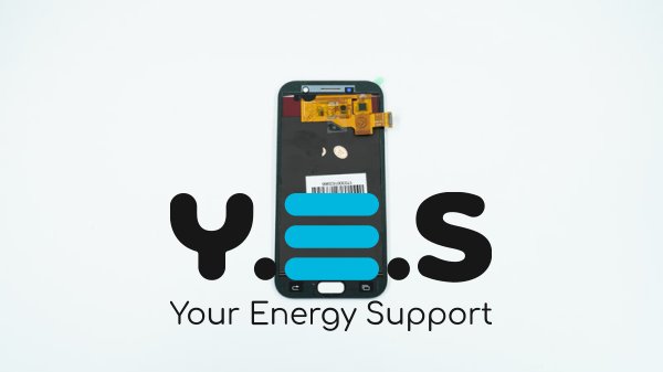 Дисплей OLED з тачскріном Samsung Galaxy A5 (2017) SM-A520F синій, без рамки