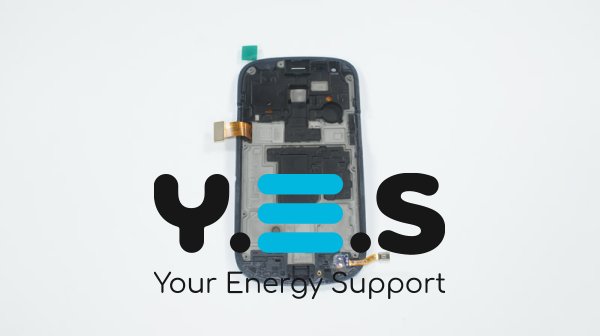 Дисплей з тачскріном і рамкою для Samsung Galaxy S3 Mini Neo GT-I8200, синій