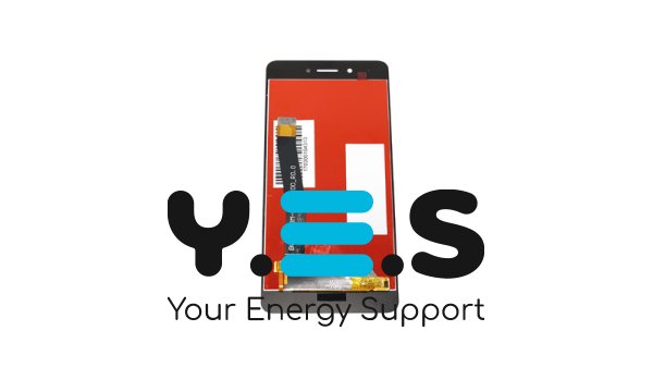 Дисплей Huawei Enjoy 6S чорний з тачскріном у зборі, без рамки