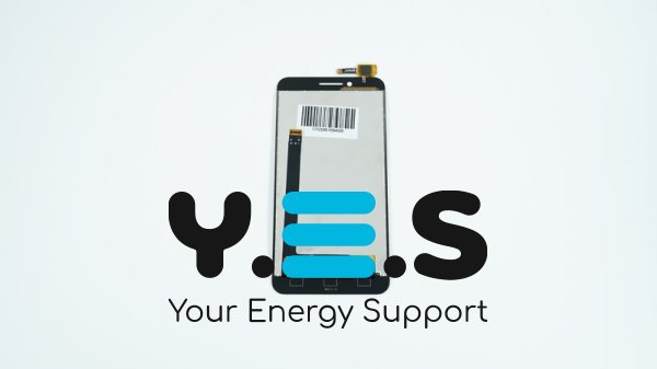 Дисплей з тачскрином для Lenovo A2020/A40 Vibe C, чорний, без рамки (Original)