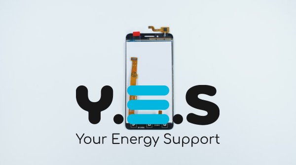 Дисплей Lenovo A6600 (2016) чорний з тачскріном у зборі, без рамки