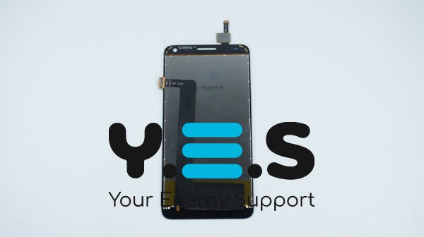 Дисплей Lenovo S580 чорний у зборі з тачскріном, без рамки, Original