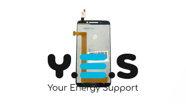 Дисплей Lenovo S650 titan black з тачскріном, без рамки (Original)