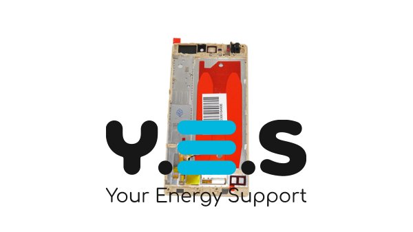 Дисплей Huawei P8 GRA-L09/GRA-UL00/GRA-CL00 gold з тачскріном у зборі, рамка