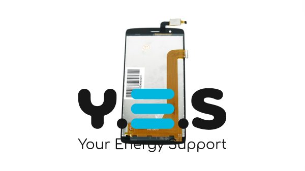 Дисплей+тачскрін для Fly FS506 Cirrus 3, чорний, у зборі без рамки