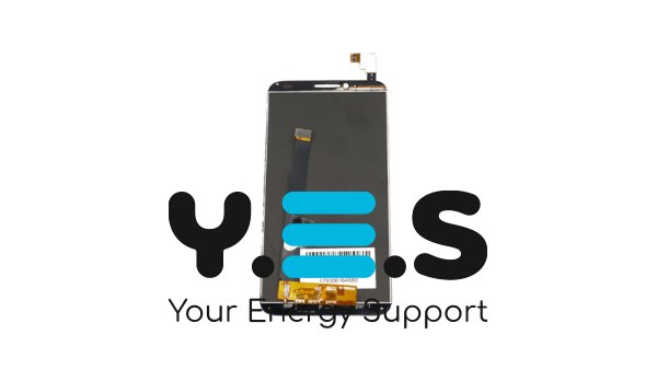 Дисплей з тачскрином для Alcatel 6037 One Touch Idol 2, білий, без рамки