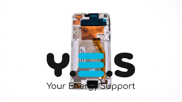 Дисплей HTC Desire 816/816w білий з тачскріном і рамкою, жовтий шлейф (Original)