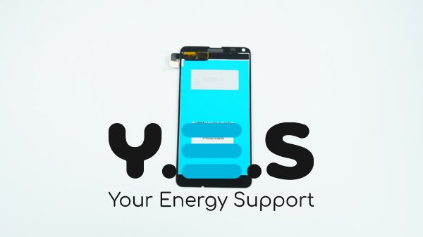 Дисплей Nokia Lumia 640 чорний у зборі з тачскріном і рамкою