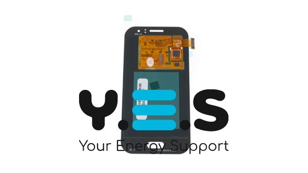 Дисплей з тачскріном Samsung Galaxy J1 Ace SM-J110 білий, без рамки, PRC Original