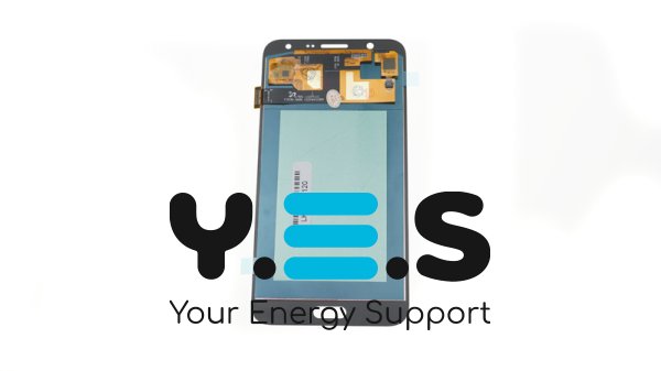 Дисплей OLED Samsung Galaxy J7 SM-J700H білий з тачскріном, без рамки (модуль)