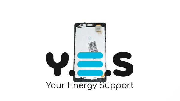 Дисплей з тачскріном і рамкою для Microsoft Lumia 532 DS (Nokia), чорний