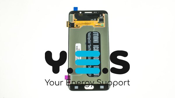 Дисплей+тачскрін для Samsung Galaxy S6 Edge+ Plus SM-G928, сріблястий, без рамки, PRC Original