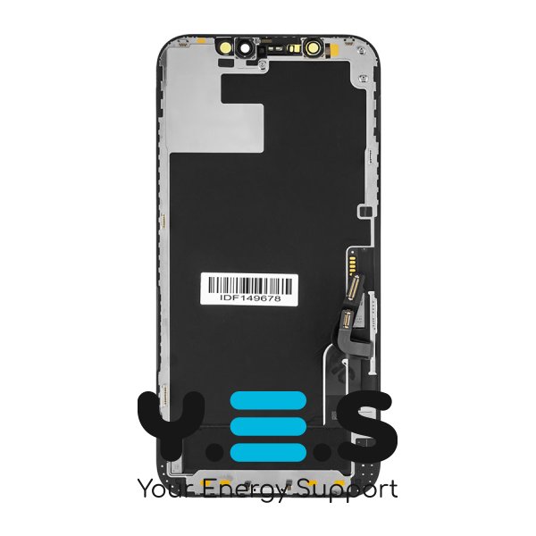 Дисплей Apple iPhone 12/12 Pro чорний з тачскріном і рамкою (знятий) Original