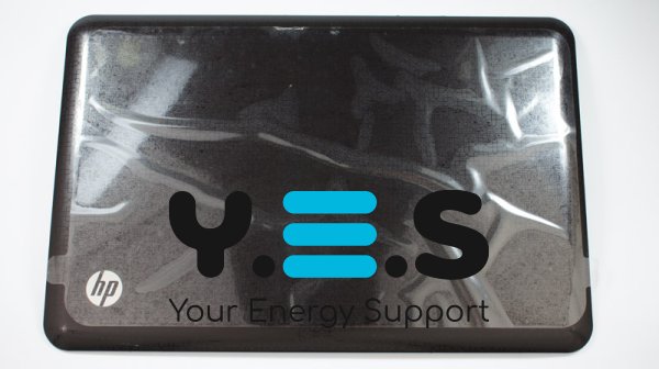 Кришка дисплея (верхня) для ноутбука HP DV6-3000, чорна