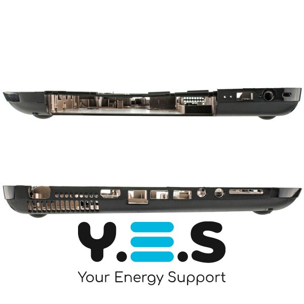 Нижня кришка ноутбука HP G6-2000 чорна з HDMI