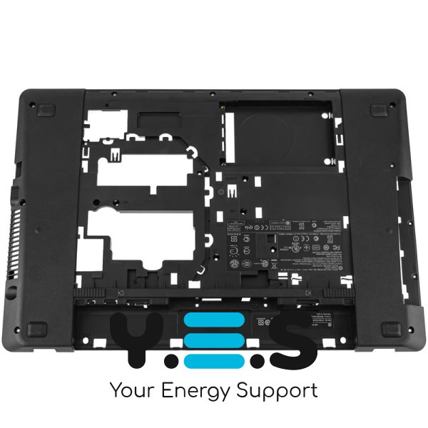 Нижня кришка корпусу ноутбука HP 4740s, чорна