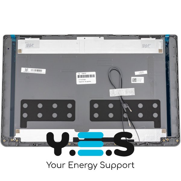 Кришка дисплея для ноутбука Lenovo IdeaPad 1-15ADA7, срібляста, Wi‑Fi антена Original