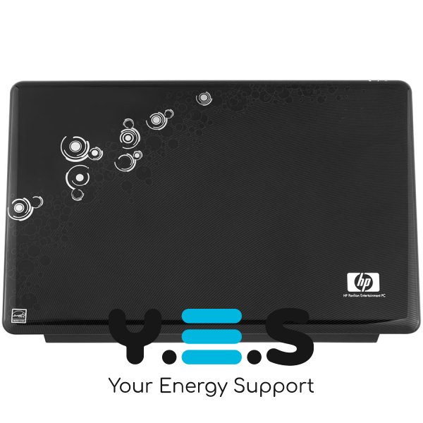 Б/В верхня кришка ноутбука HP DV6-2028es, чорна