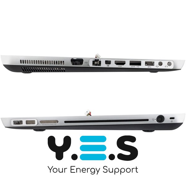 Нижня частина корпуса для ноутбука HP Envy 17-1000, 17-2000, чорна (Б/У)