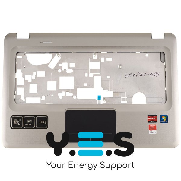 Б/в верхня частина корпуса ноутбука HP Pavilion DV6-3000, срібляста