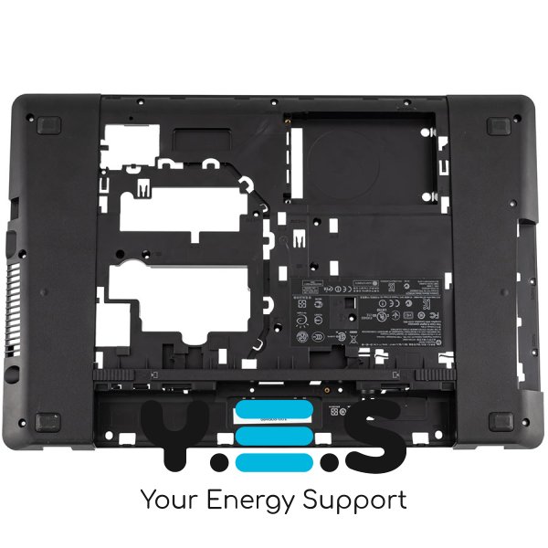 Б/В нижня кришка ноутбука HP 4740s, чорна