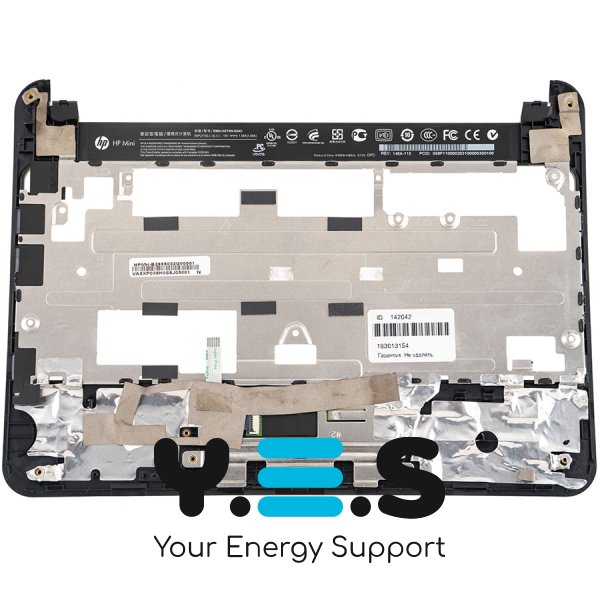 Б/в верхня кришка ноутбука HP Mini 100-3000, чорна