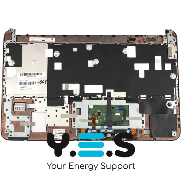 Б/В верхня частина корпусу для ноутбука HP Pavilion DV6-6B, срібляста