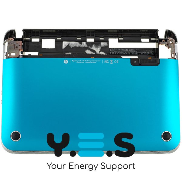 Б/В нижня частина корпусу + задня кришка для ноутбука HP Mini 110-4100so, синя