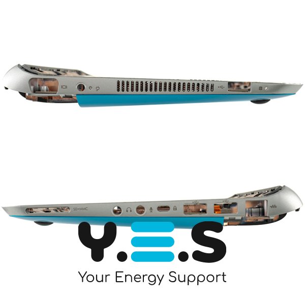 Б/В нижня частина корпусу + задня кришка для ноутбука HP Mini 110-4100so, синя