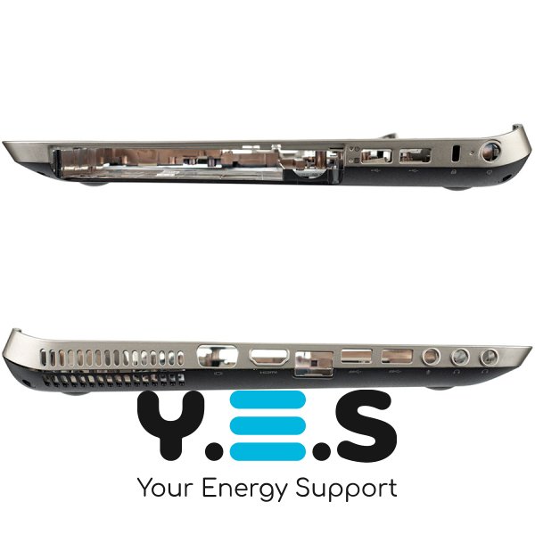 Б/в нижня частина корпусу для ноутбука HP DV6-6C, чорна