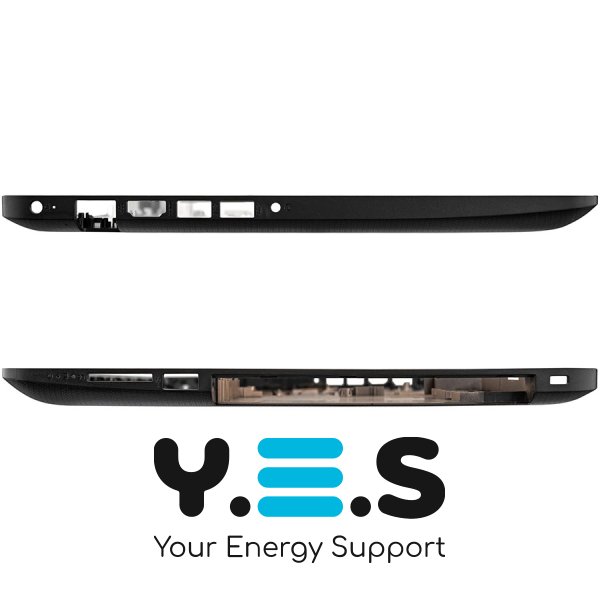 Нижня кришка ноутбука HP 250 G7, 255 G7, чорна