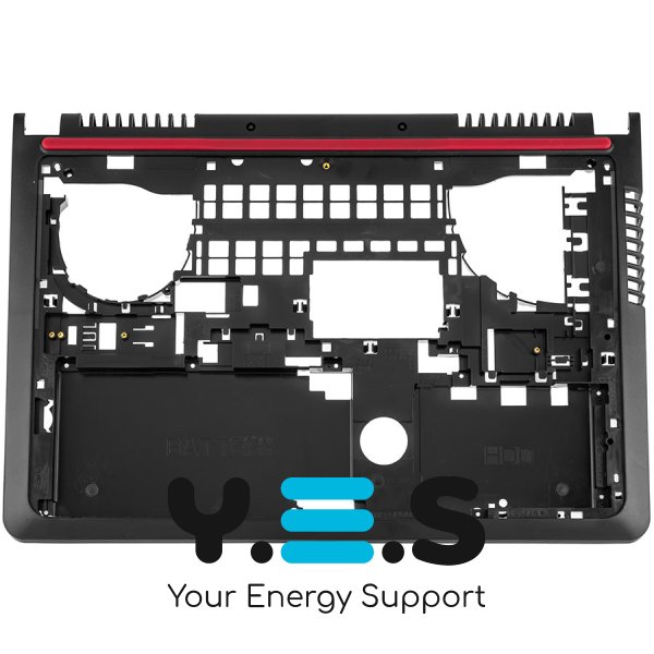 Нижня кришка ноутбука Dell Inspiron 5576, 5577, чорна