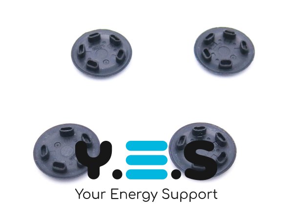 Ніжки для MacBook Pro Retina A1706/A1707/A1708/A1989/A1990, пластик, 4 шт.