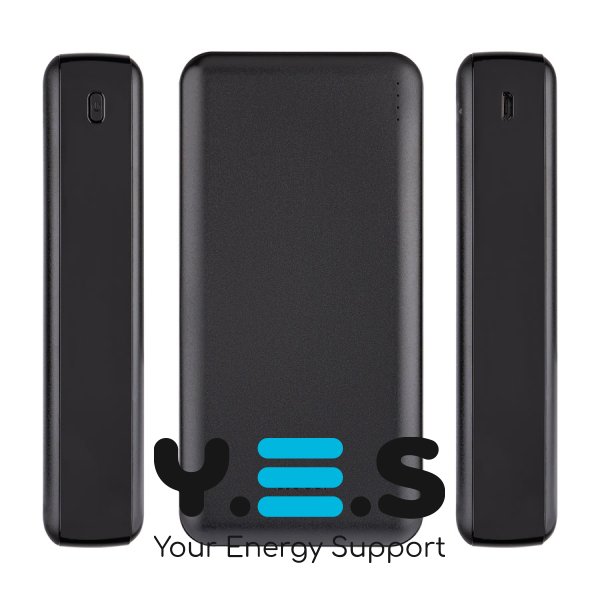 Павербанк HOCO J100A 20000 мА·год, чорний (6931474783585)