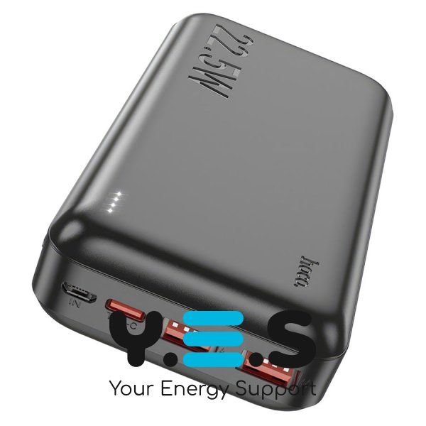 Універсальний павербанк HOCO J101A Astute 20000mAh, 22.5W, чорний (6931474782496)
