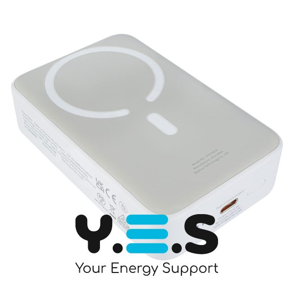 Магнітний павербанк Baseus Mini з бездротовою зарядкою 20000mAh 20W, білий (PPCX150002)