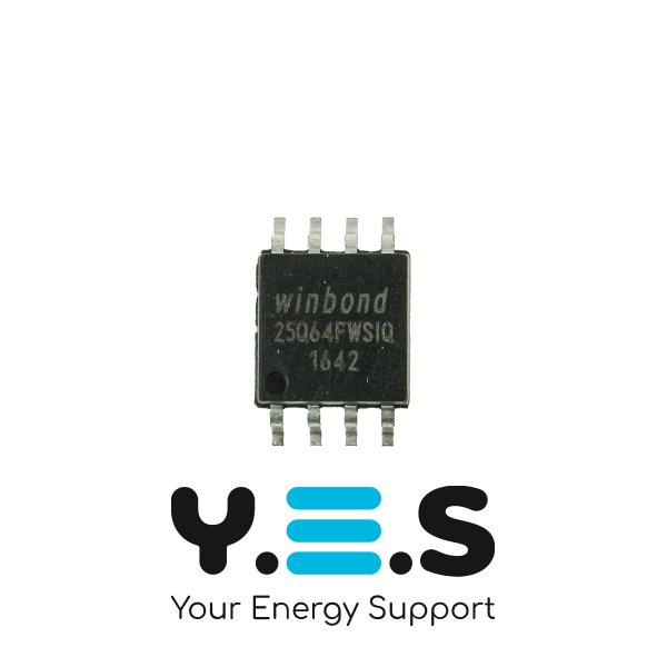 Мікросхема SPI Flash Winbond W25Q64FWSIQ 64Мбіт для ноутбука