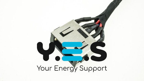 Роз’єм живлення ноутбука Lenovo Yoga 730-15IKB/730-15IWL з кабелем