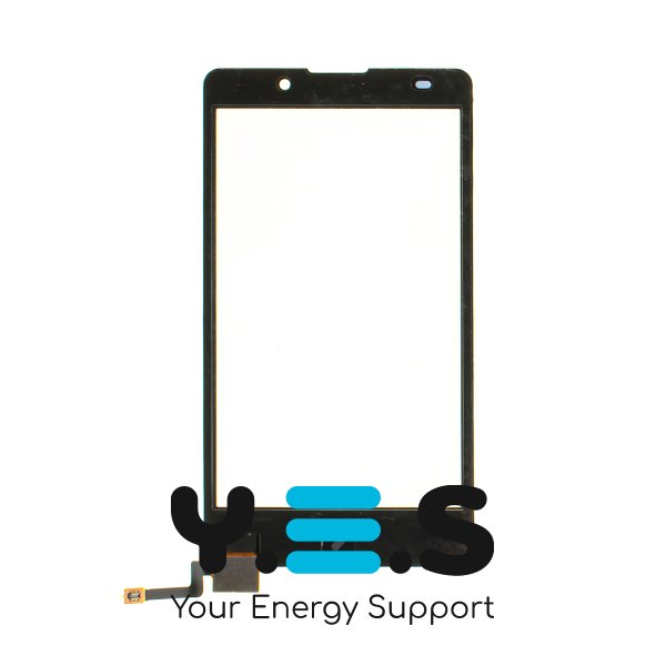 Сенсорний тачскрін для Nokia XL Dual Sim, чорний, High Copy
