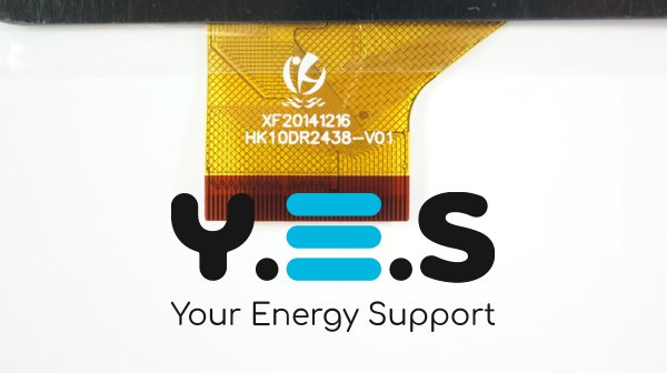 Тачскрин HK10DR2438-V01 10,1" 257×159/223×126 мм 45 pin чорний