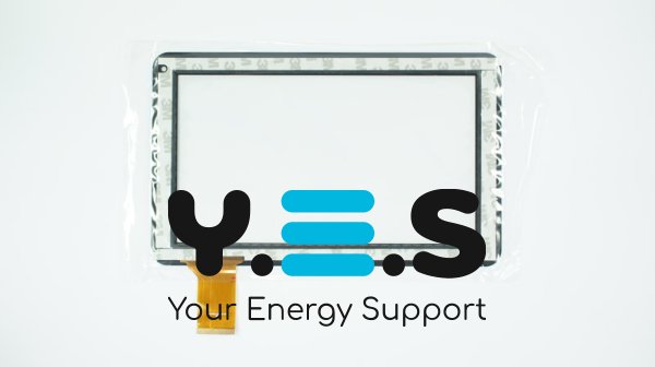 Сенсорне скло (тачскрін) XC-PG0900-032-A0-FPC 9" 233×143 мм 50 pin чорне